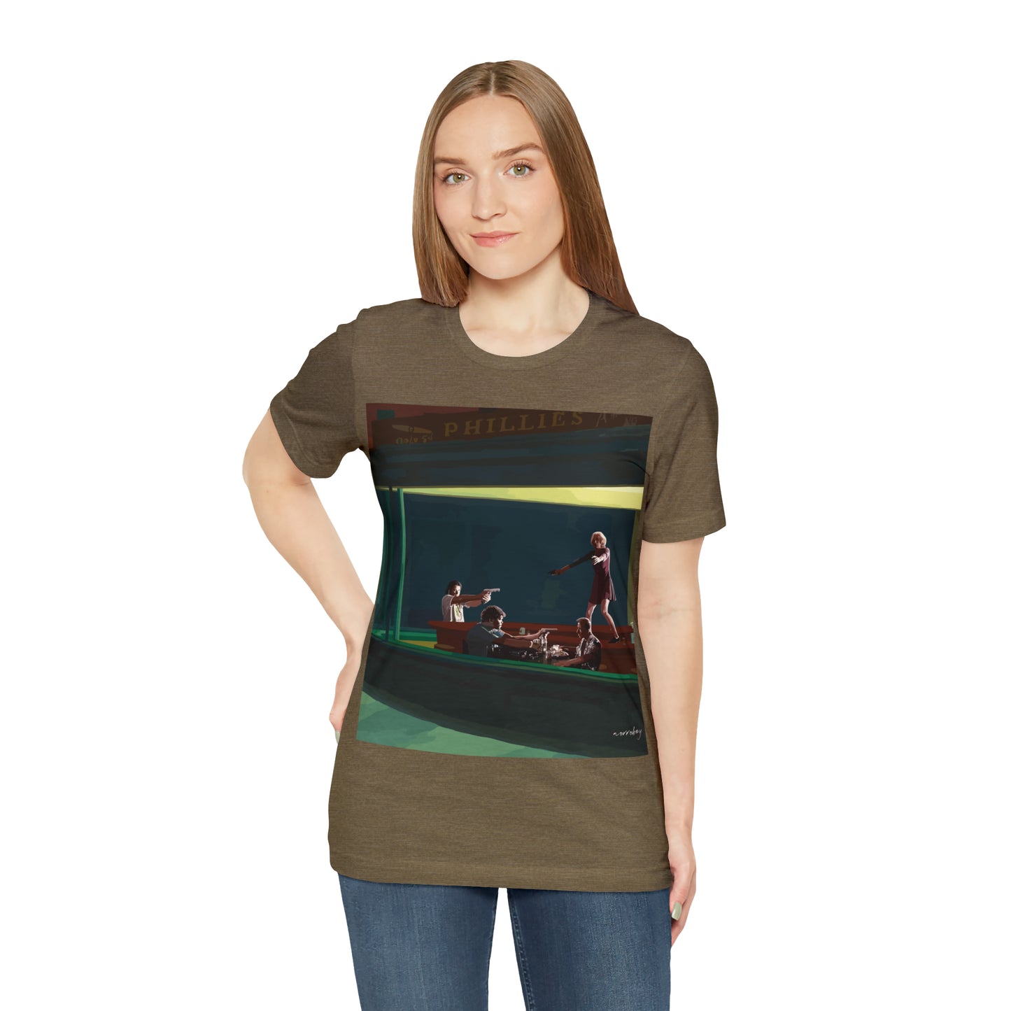 Pulp Nighthawks Whimsical T- Shirt