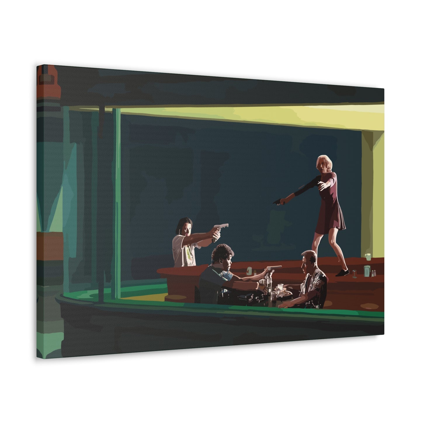 Pulp Nighthawks Canvas Gallery Wraps