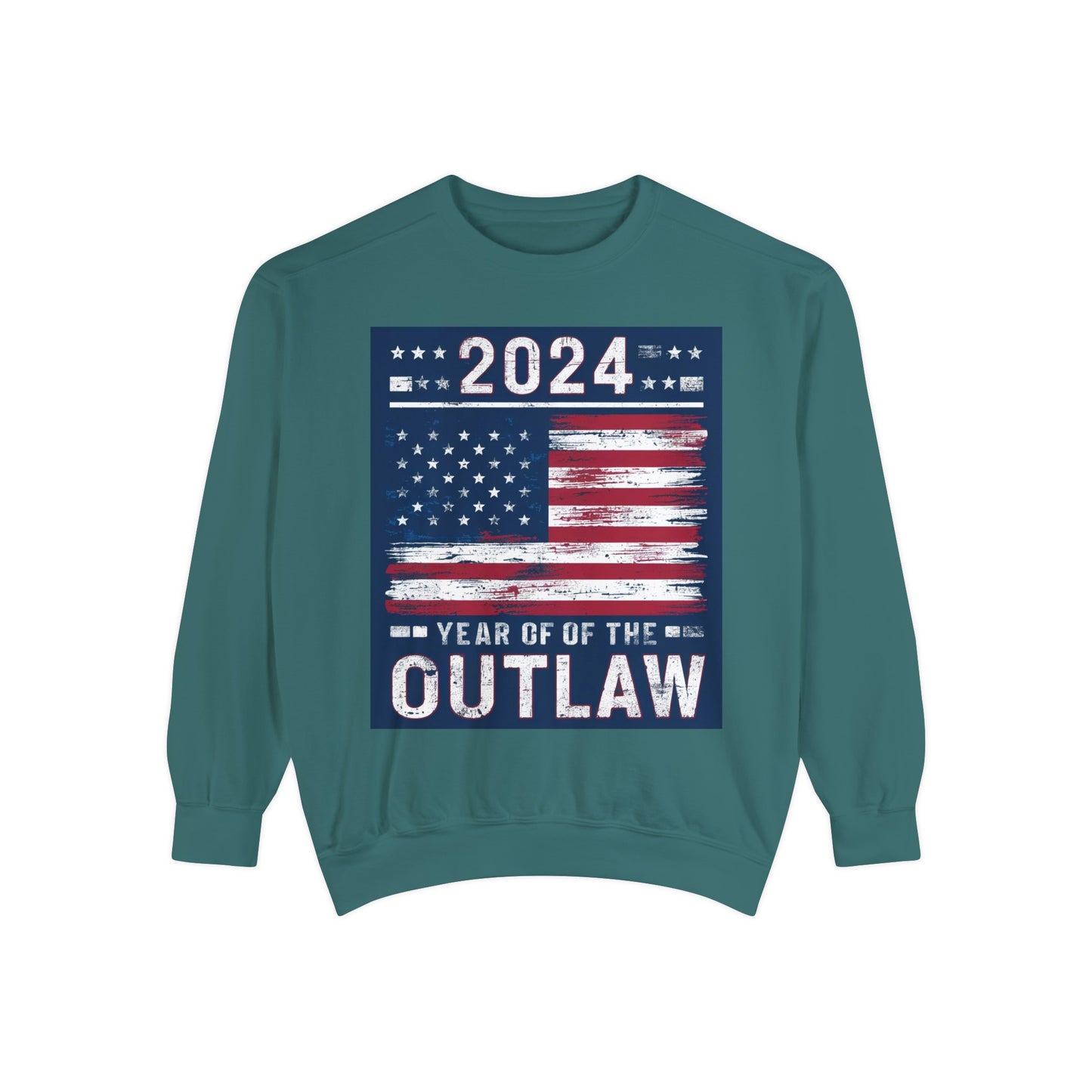 2024 Year of the Outlaw Unisex Garment-Dyed Sweatshirt