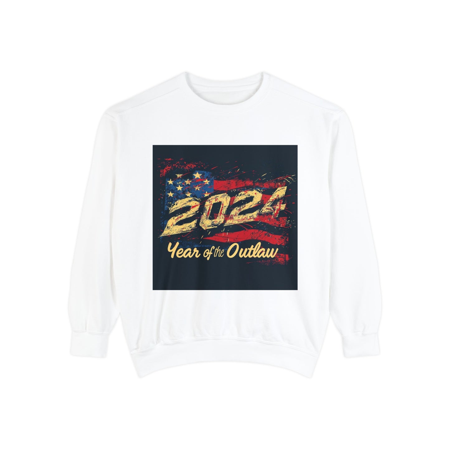 2024 Year of the Outlaw Unisex Garment-Dyed Sweatshirt