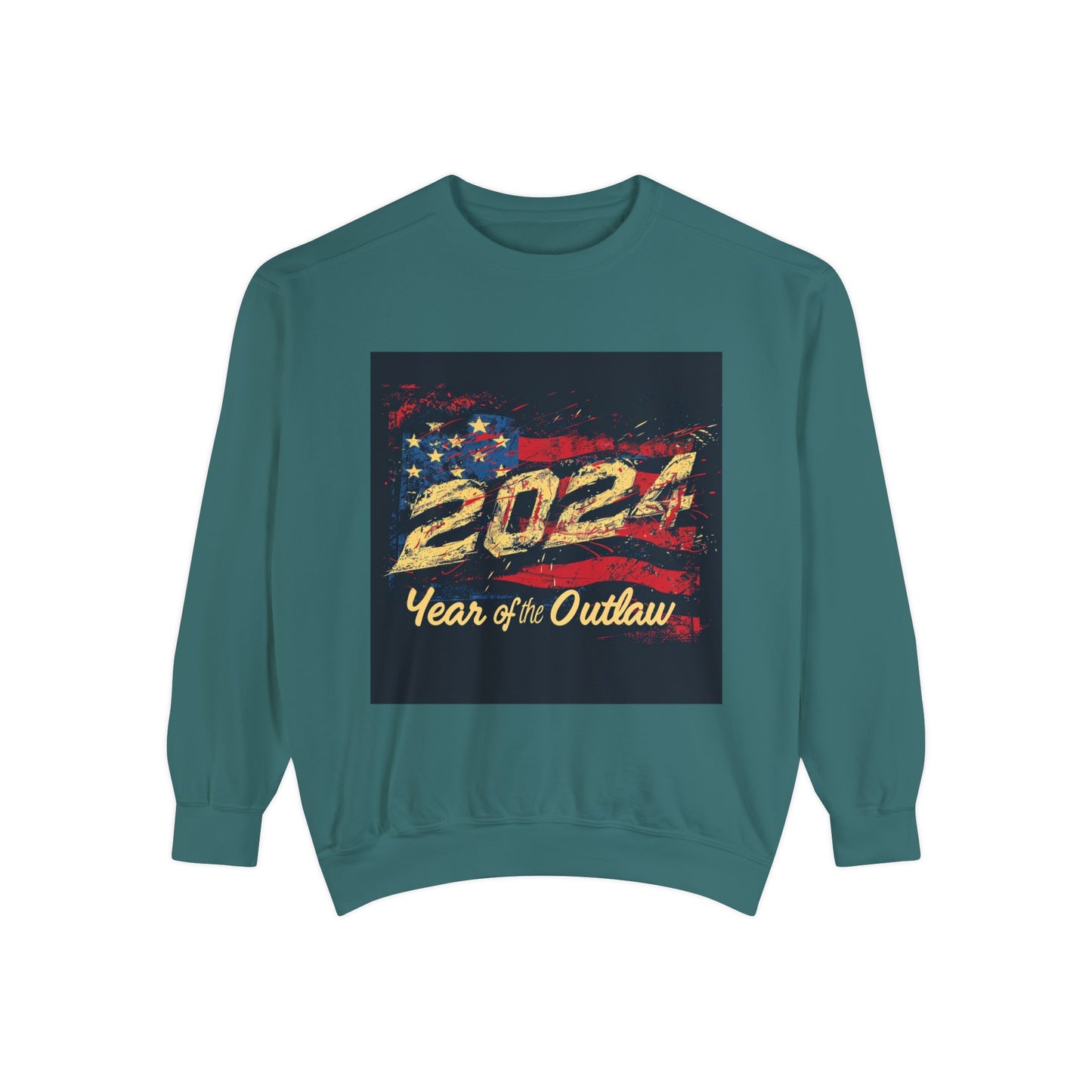 2024 Year of the Outlaw Unisex Garment-Dyed Sweatshirt