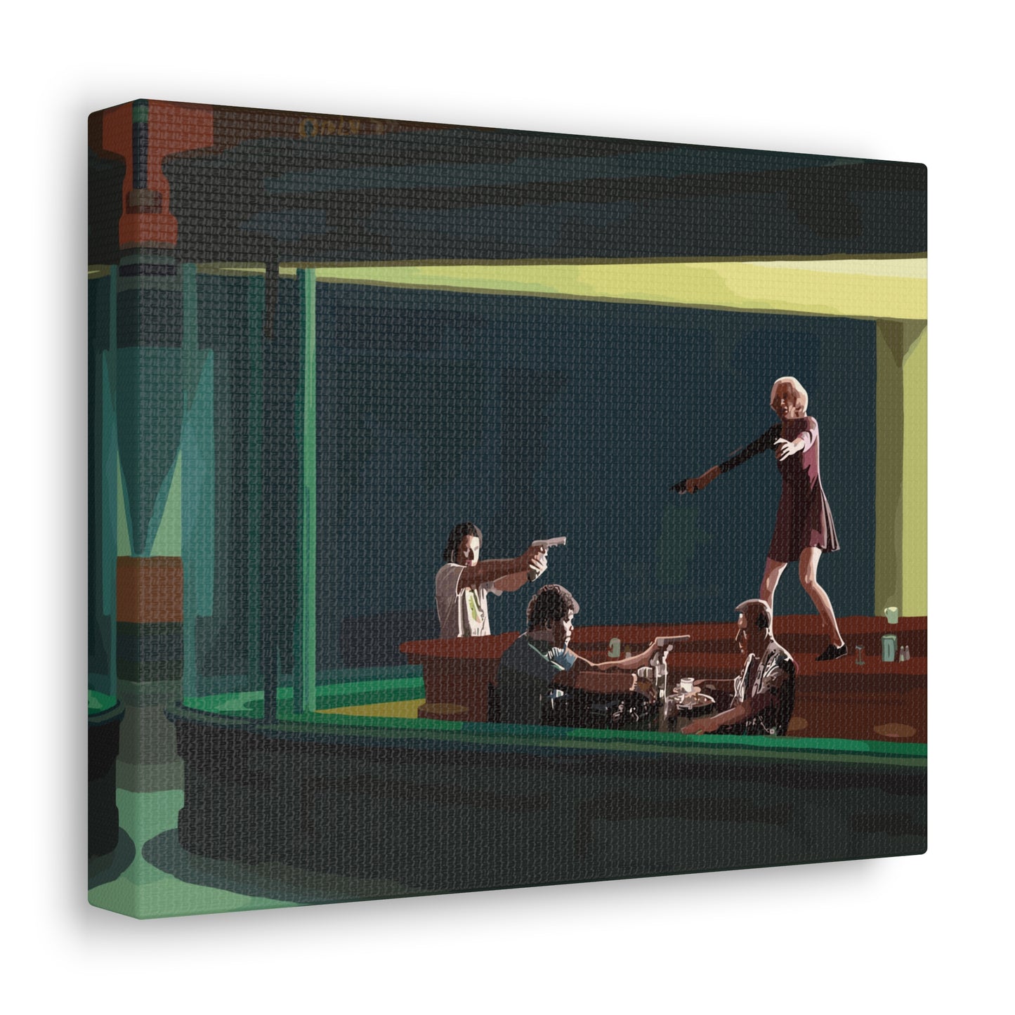 Pulp Nighthawks Canvas Gallery Wraps