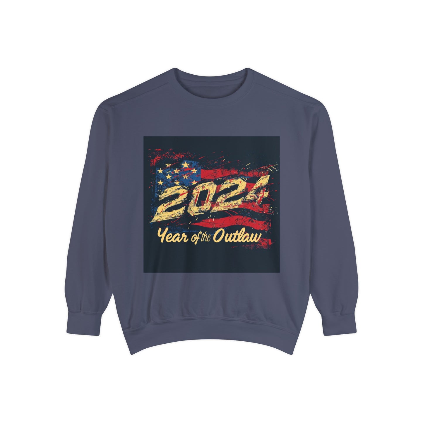 2024 Year of the Outlaw Unisex Garment-Dyed Sweatshirt