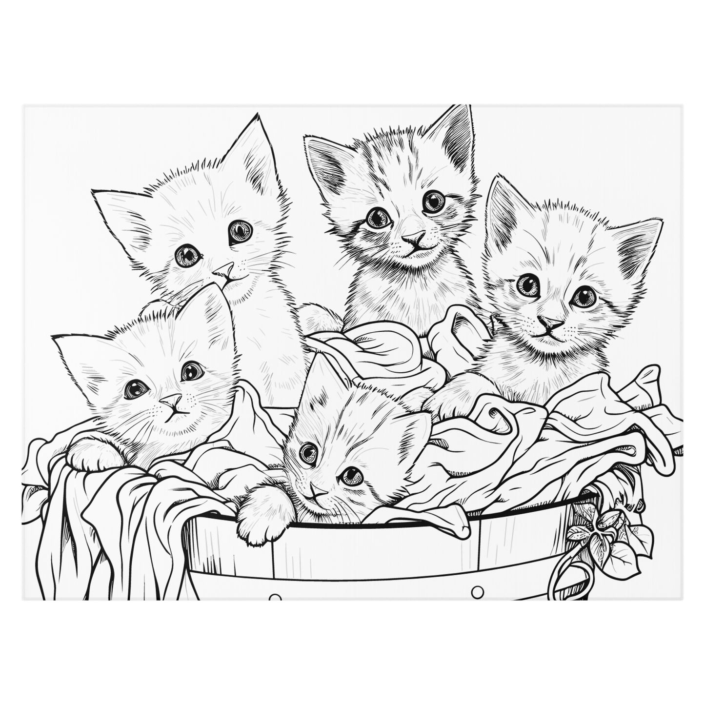 Basket of Kittens Dornier Rug