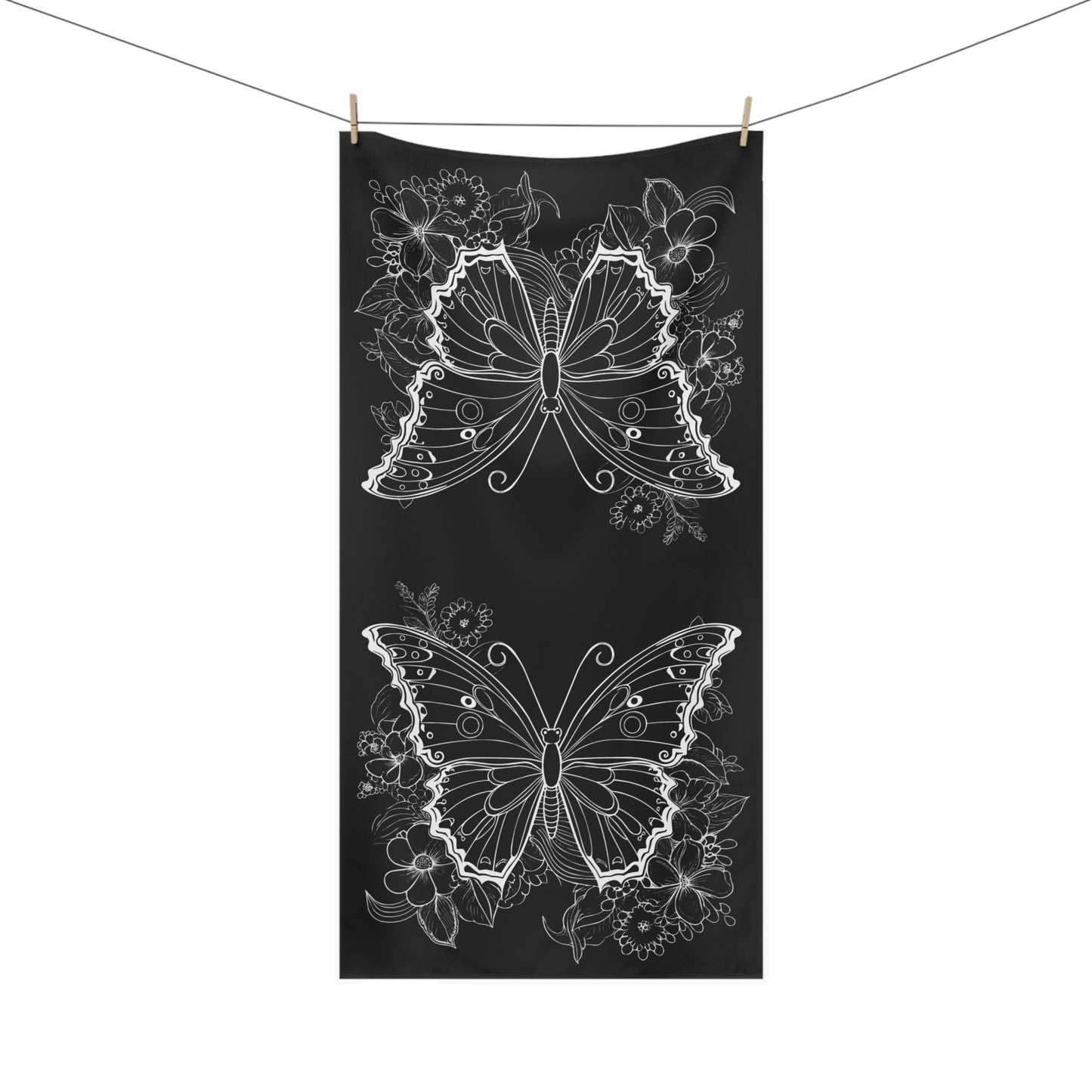 Butterfly Mink-Cotton Towel