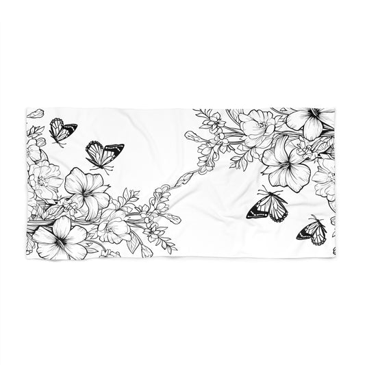 Butterfly Premium Bath Towel