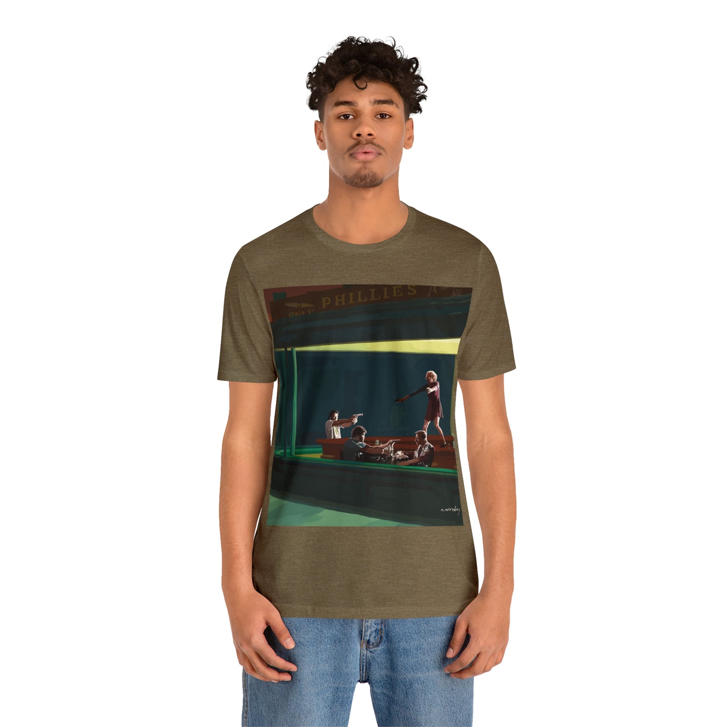 Pulp Nighthawks Whimsical T- Shirt