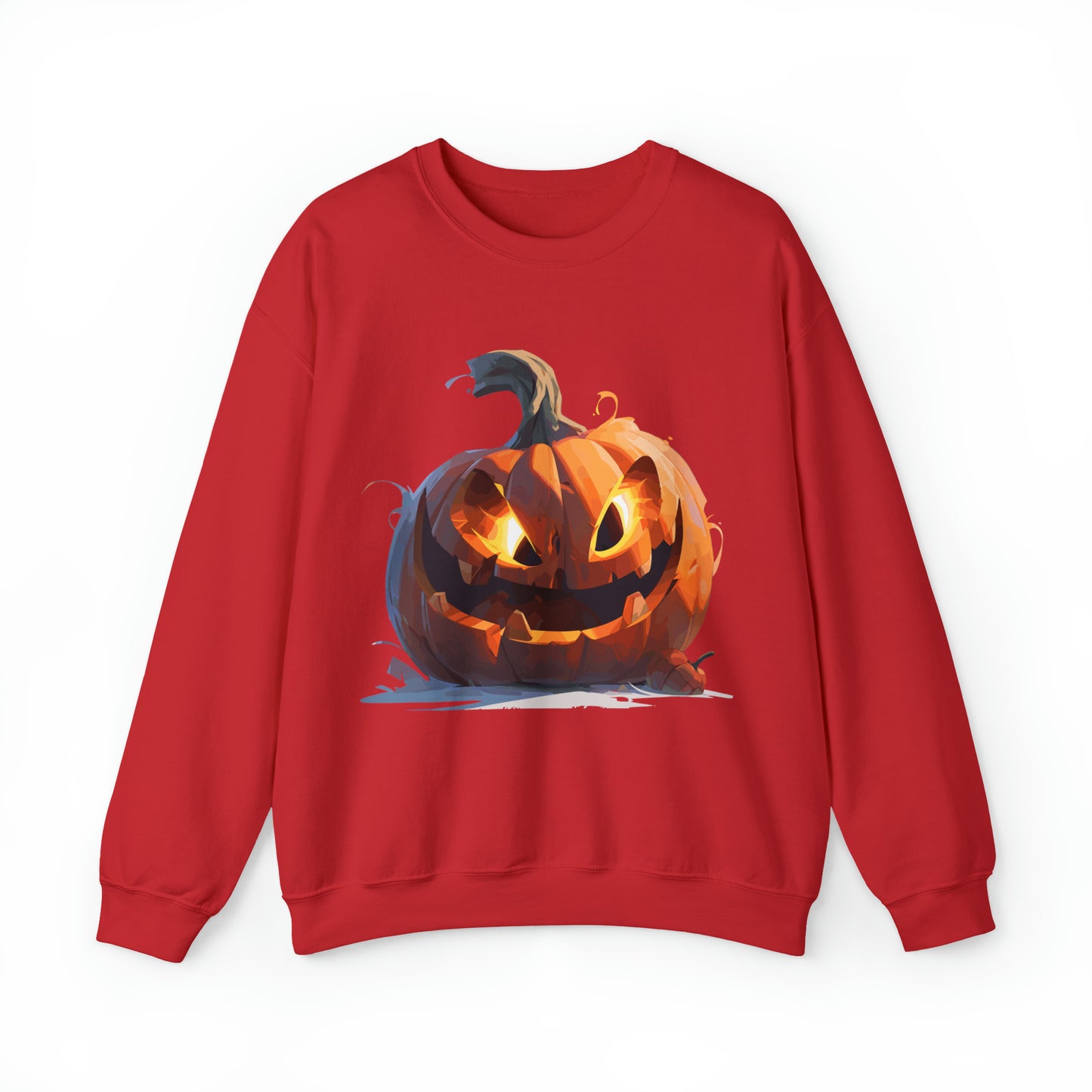 Halloween Pumpkin Crewneck Sweatshirt