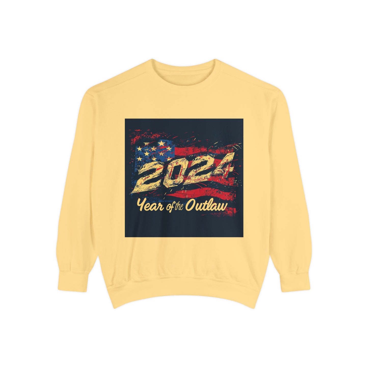 2024 Year of the Outlaw Unisex Garment-Dyed Sweatshirt