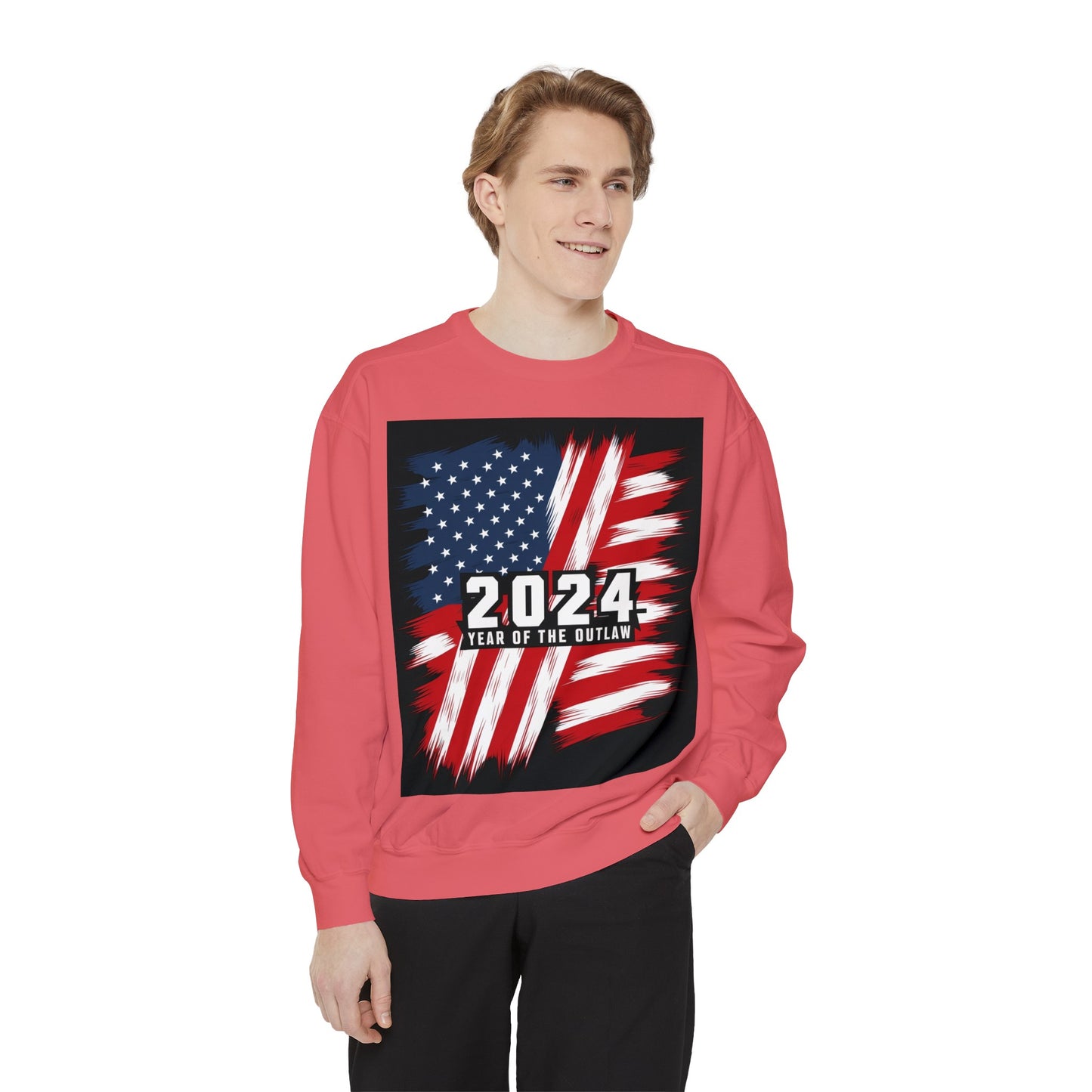 2024 Year of the Outlaw Unisex Garment-Dyed Sweatshirt