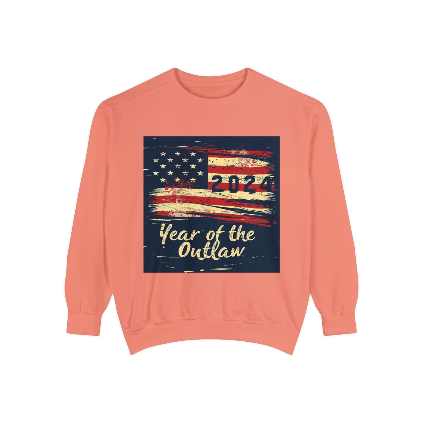 2024 Year of the Outlaw Unisex Garment-Dyed Sweatshirt