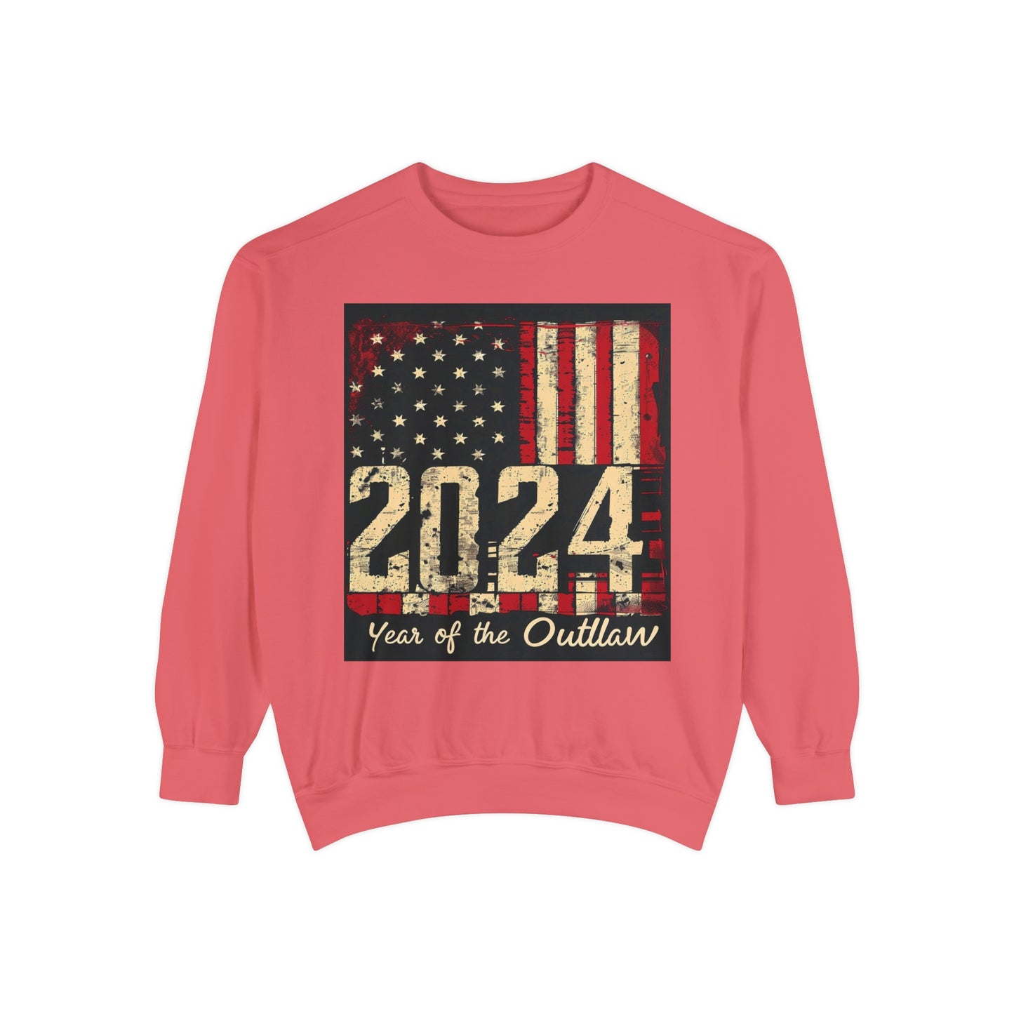 2024 Year of the Outlaw Unisex Garment-Dyed Sweatshirt