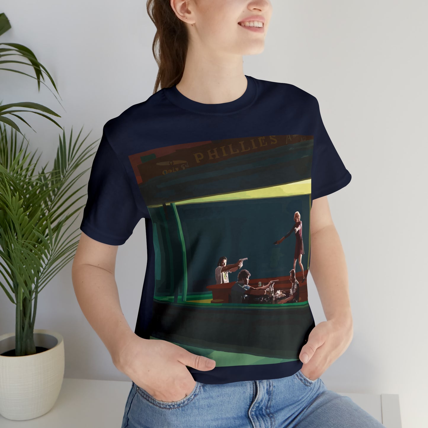 Pulp Nighthawks Whimsical T- Shirt