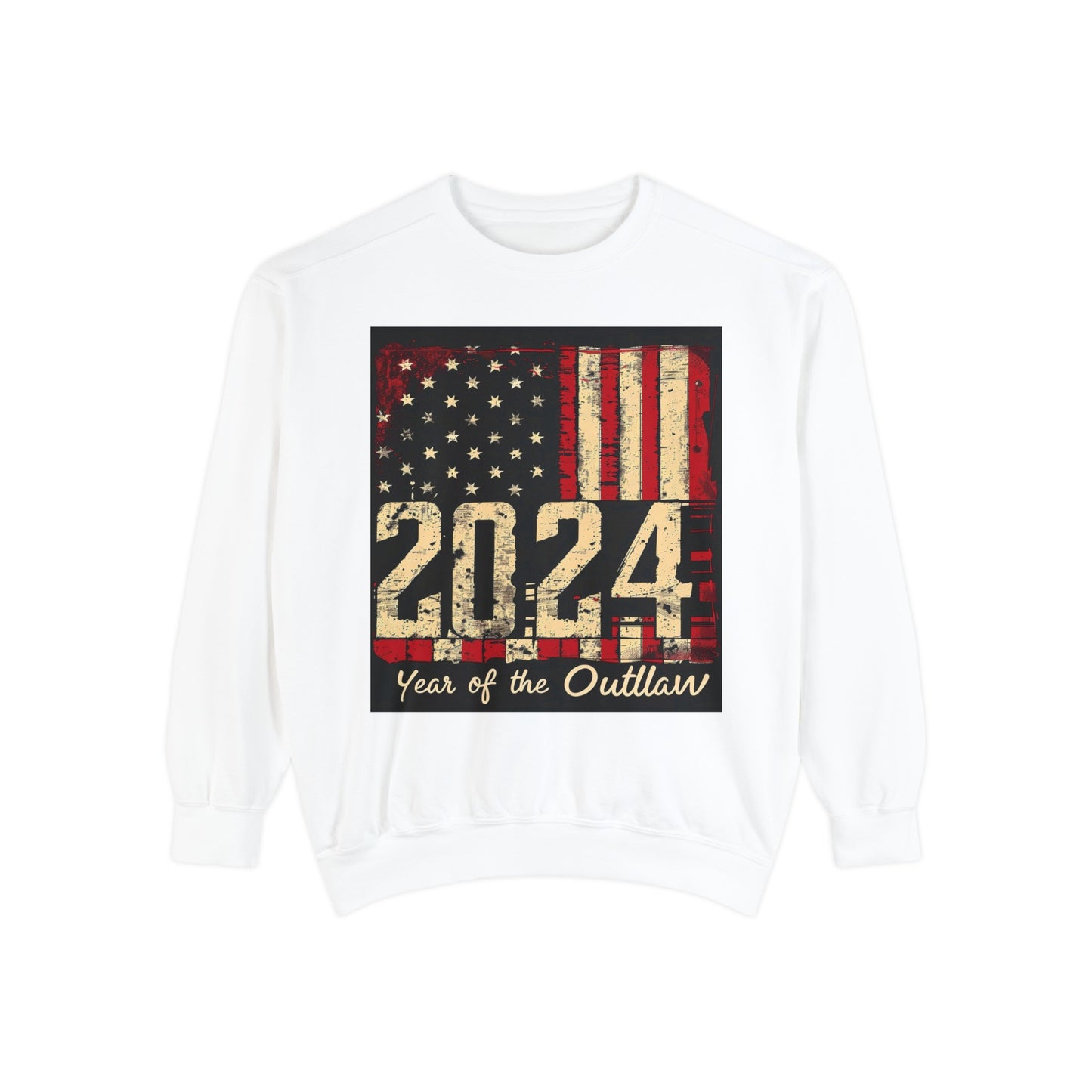 2024 Year of the Outlaw Unisex Garment-Dyed Sweatshirt