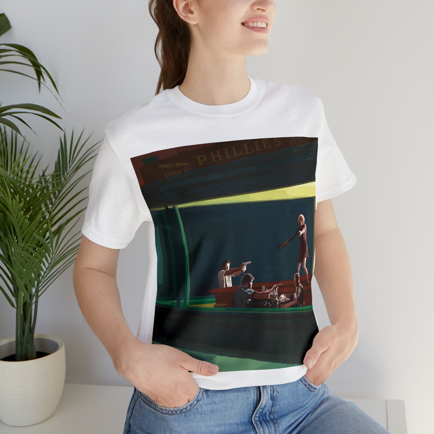 Pulp Nighthawks Whimsical T- Shirt