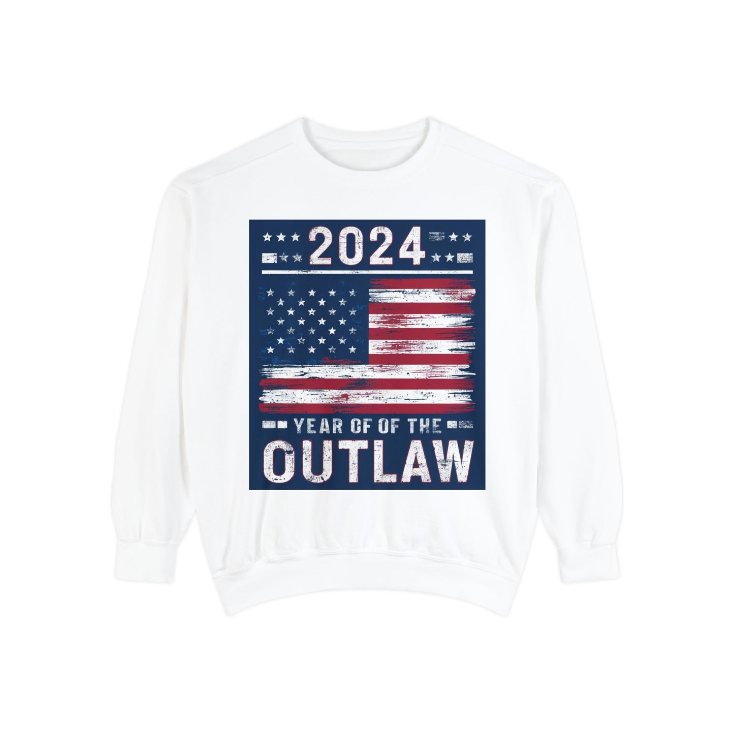 2024 Year of the Outlaw Unisex Garment-Dyed Sweatshirt