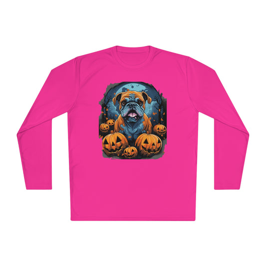 Halloween Bulldog Lightweight Long Sleeve Tee