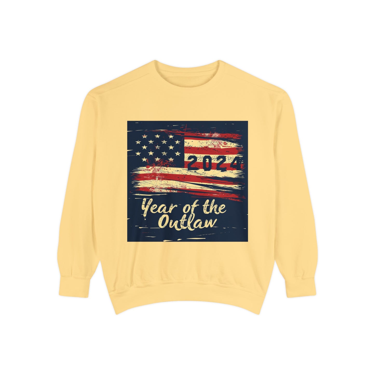 2024 Year of the Outlaw Unisex Garment-Dyed Sweatshirt