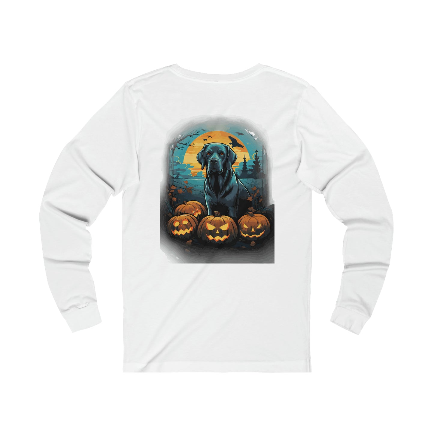 Halloween Labrador Unisex Jersey Long Sleeve Tee