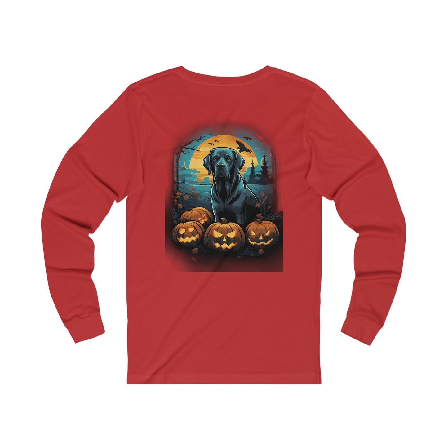 Halloween Labrador Unisex Jersey Long Sleeve Tee