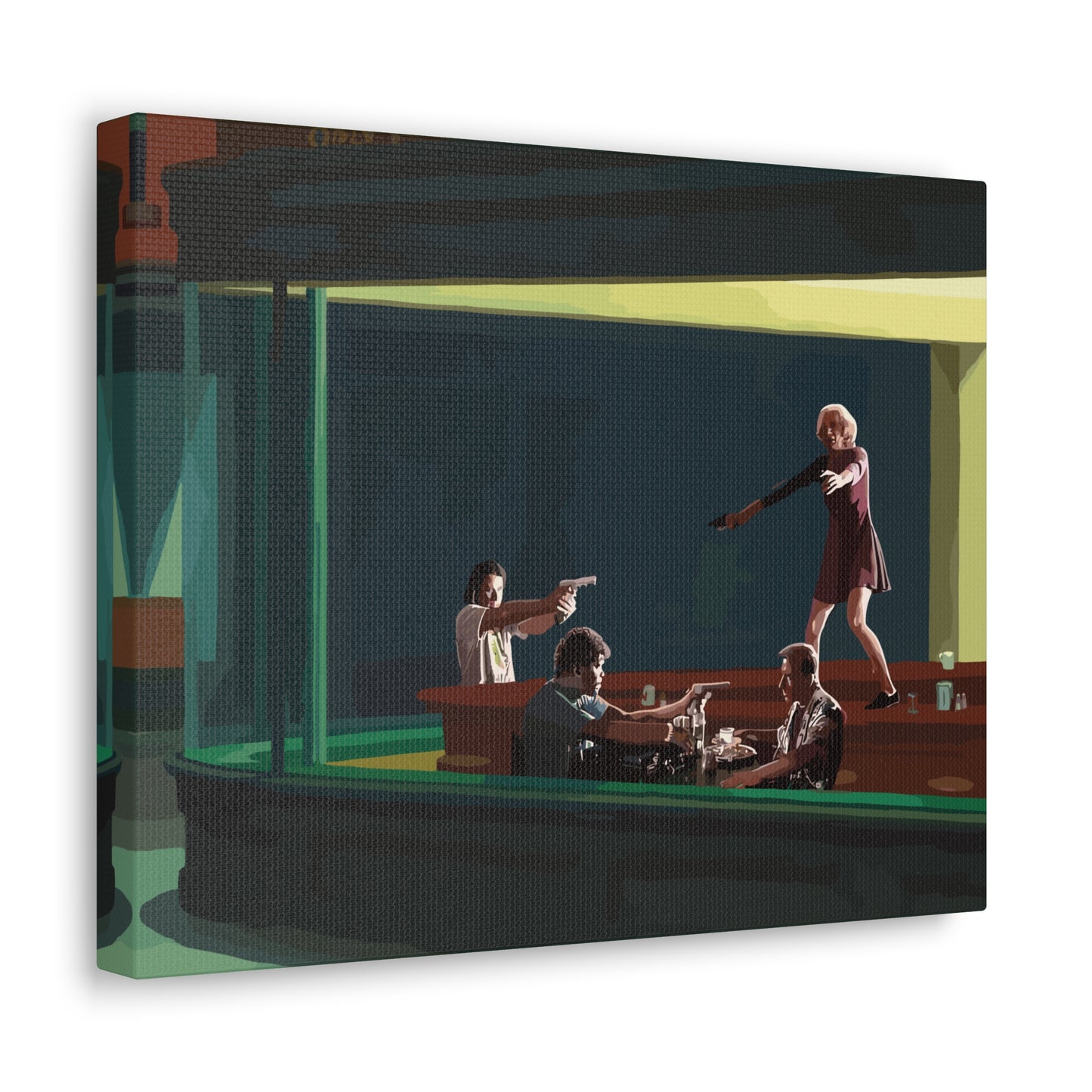 Pulp Nighthawks Canvas Gallery Wraps