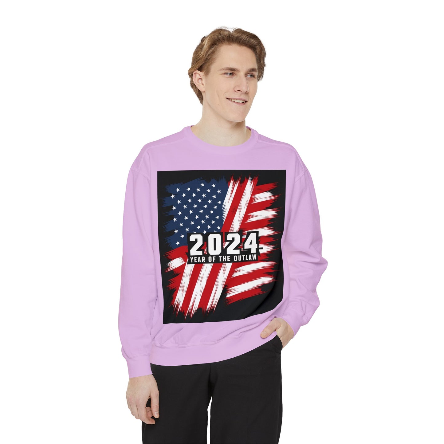 2024 Year of the Outlaw Unisex Garment-Dyed Sweatshirt