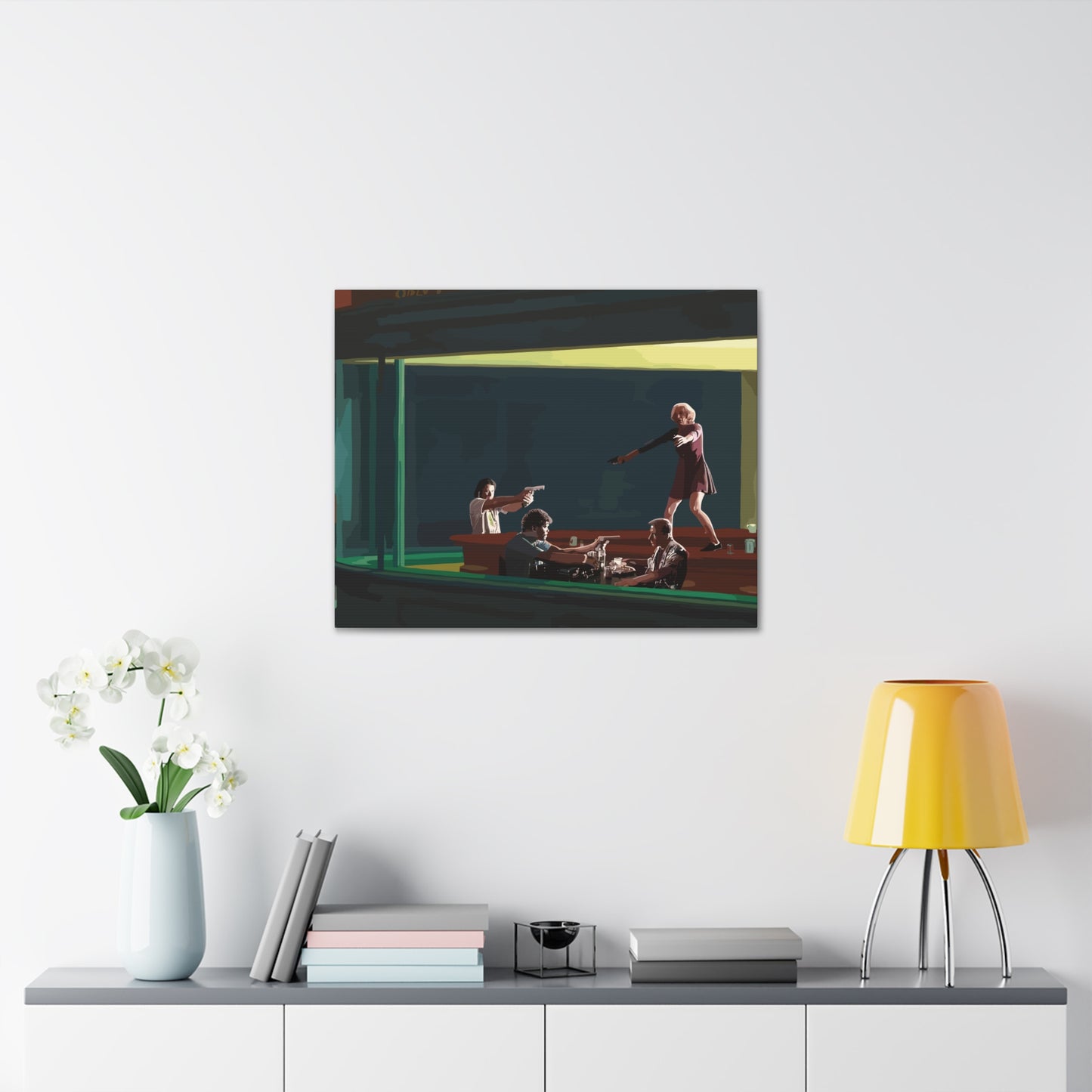 Pulp Nighthawks Canvas Gallery Wraps