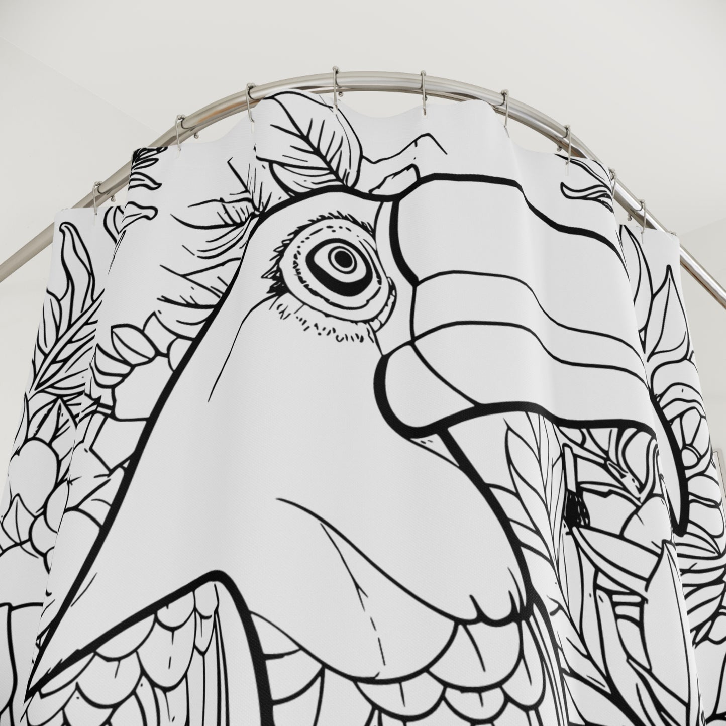 Toucan Pen & Ink Art Shower Curtain