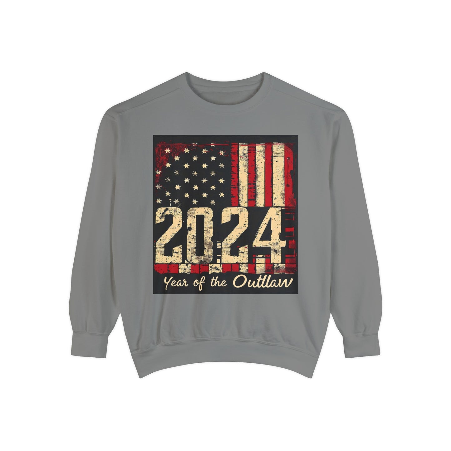 2024 Year of the Outlaw Unisex Garment-Dyed Sweatshirt