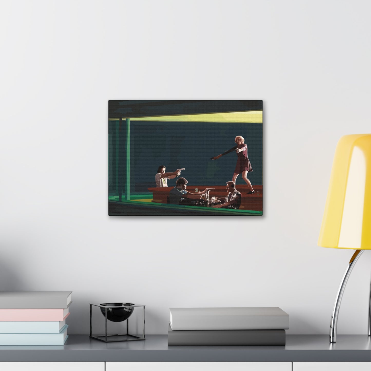 Pulp Nighthawks Canvas Gallery Wraps