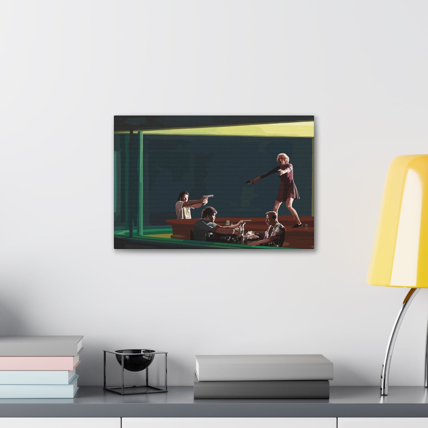 Pulp Nighthawks Canvas Gallery Wraps