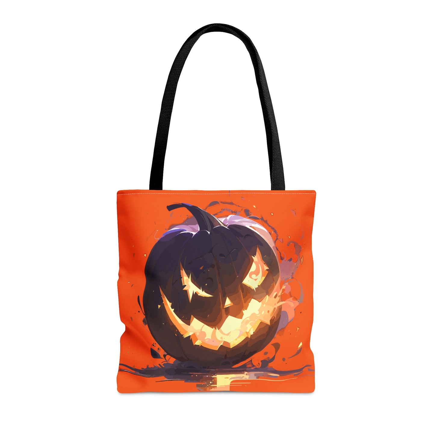 Scary Pumpkin Halloween Tote Bag (AOP)