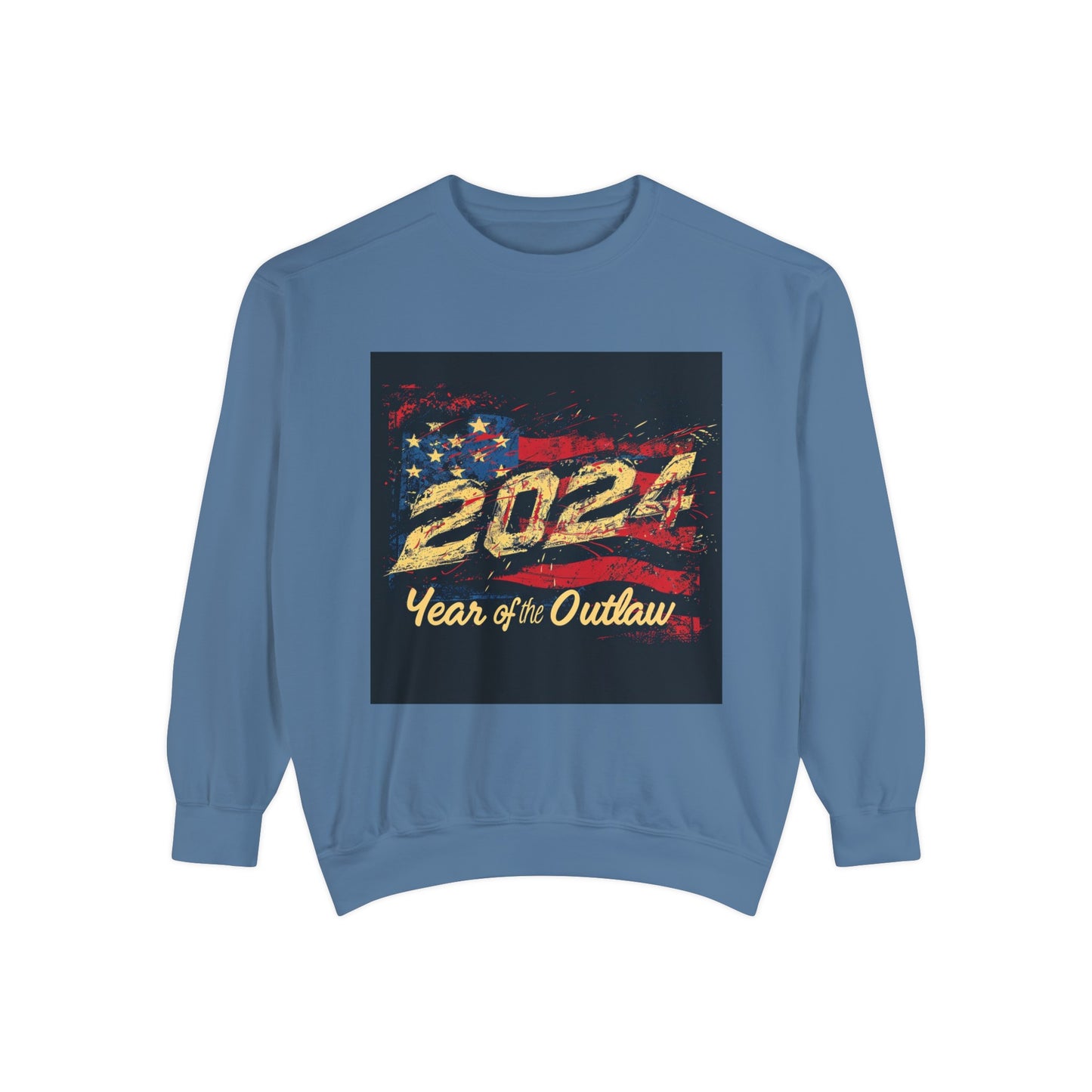 2024 Year of the Outlaw Unisex Garment-Dyed Sweatshirt