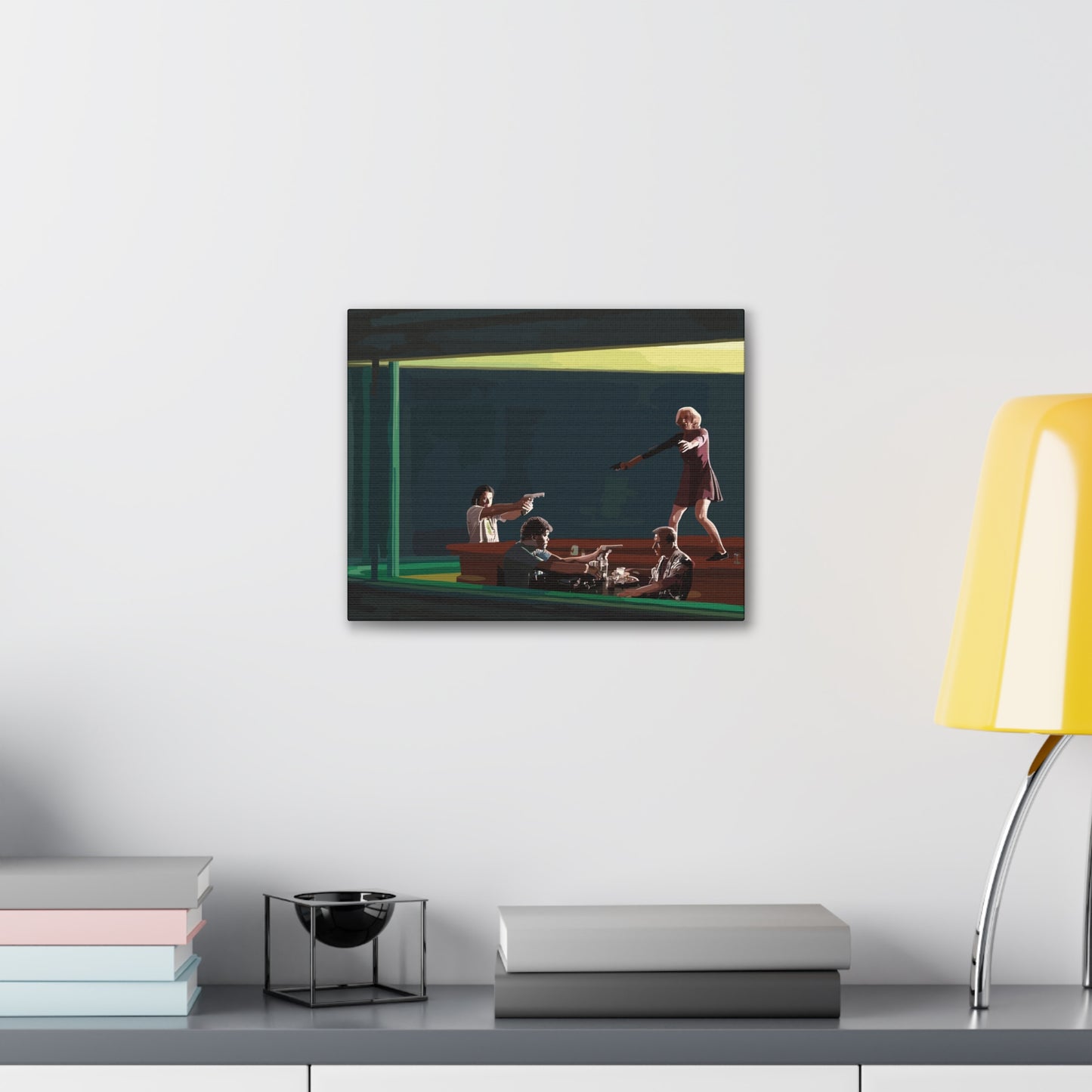 Pulp Nighthawks Canvas Gallery Wraps