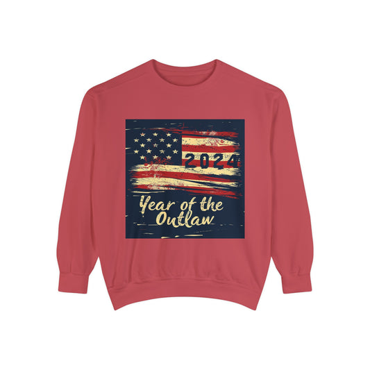 2024 Year of the Outlaw Unisex Garment-Dyed Sweatshirt