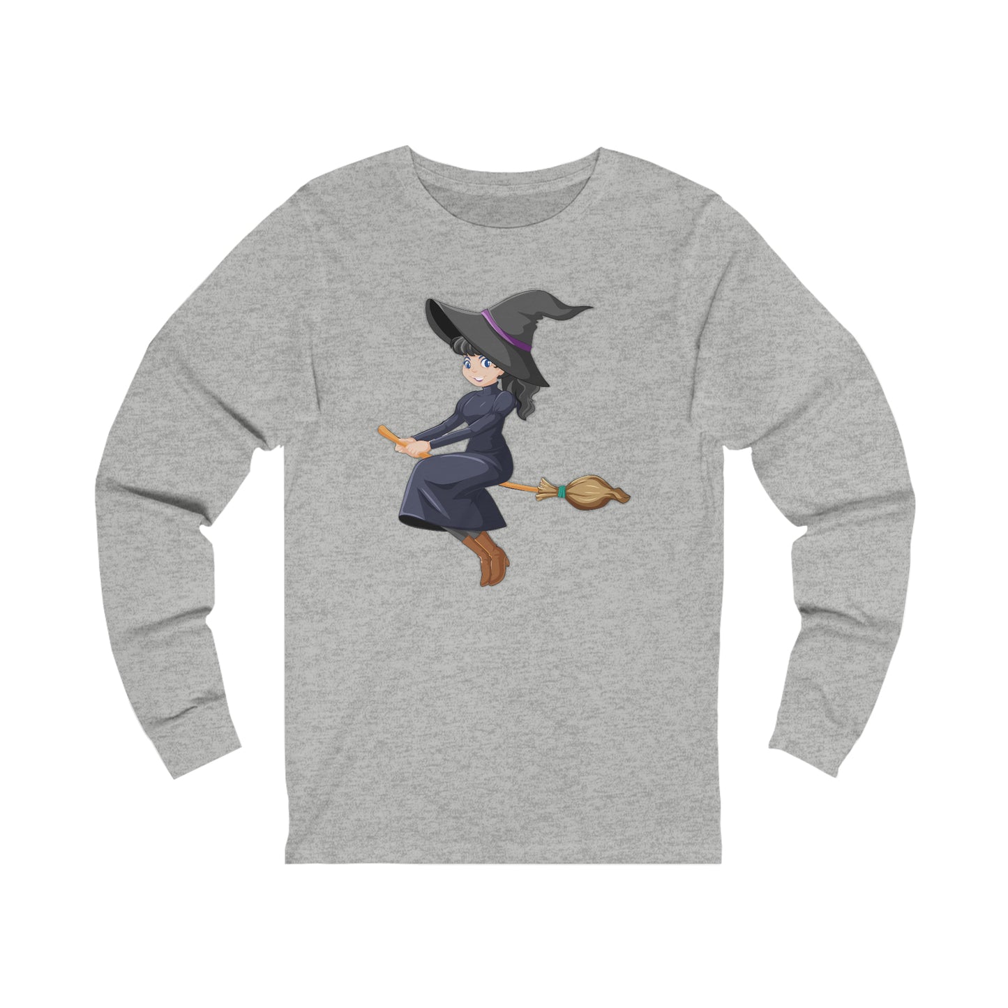 Cute Witch Unisex Jersey Long Sleeve Tee