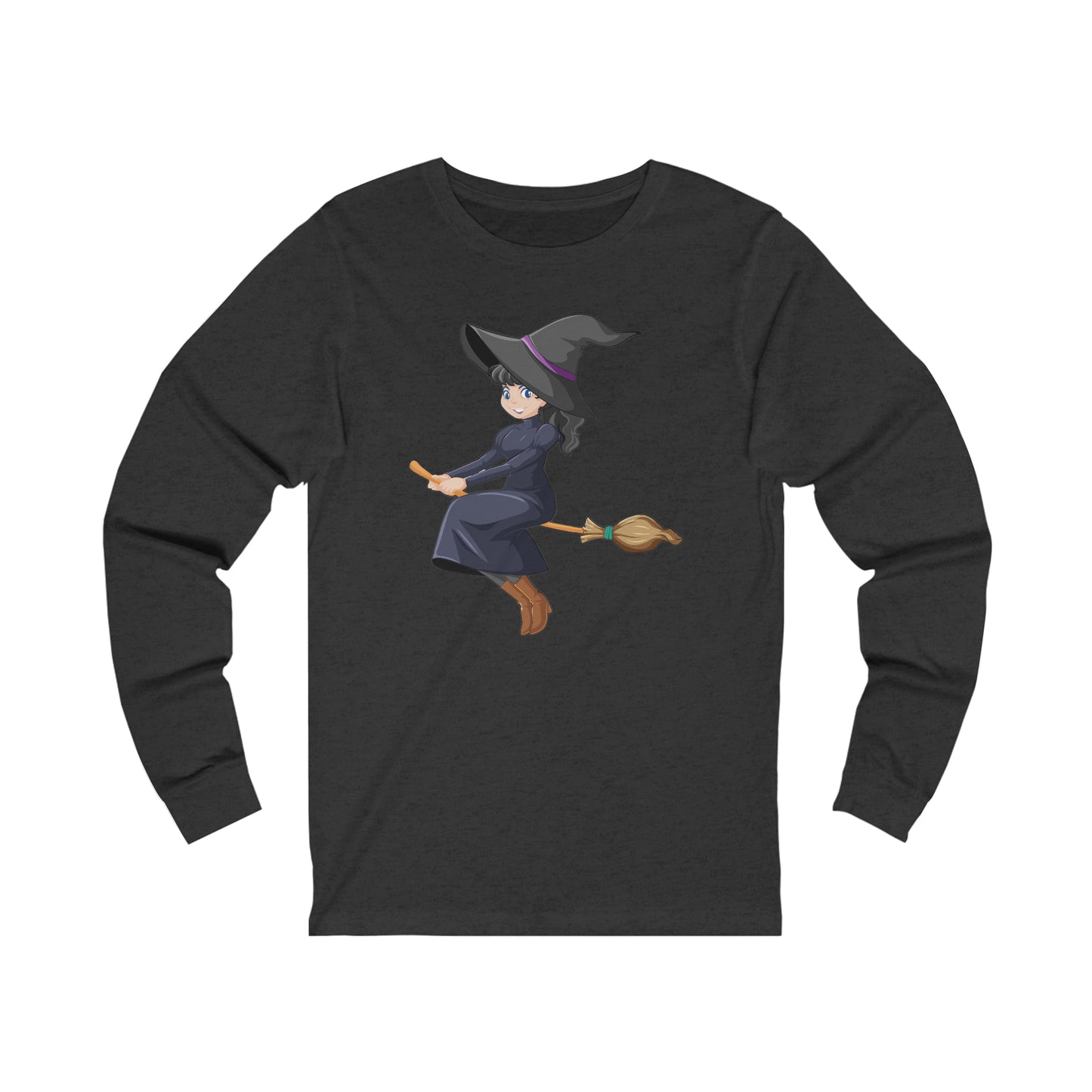 Cute Witch Unisex Jersey Long Sleeve Tee