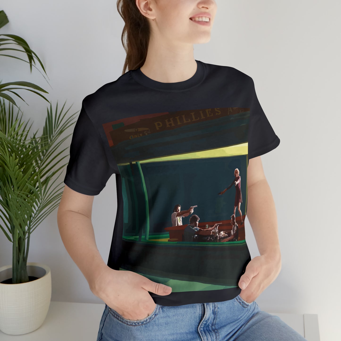 Pulp Nighthawks Whimsical T- Shirt